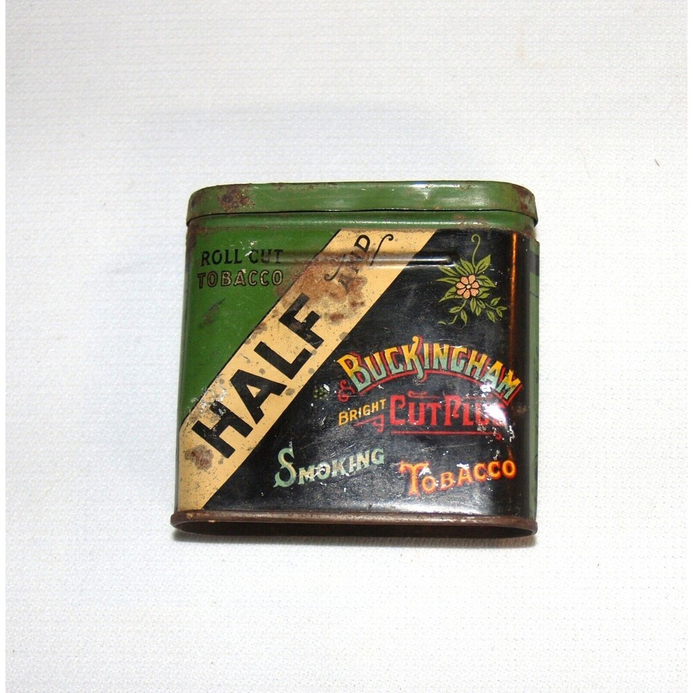 Vintage Buckingham Half & Half Tobacco Tin,